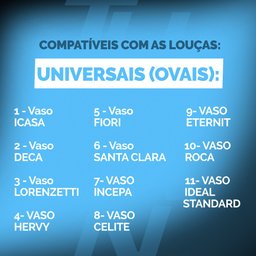 Assento Sanitário Oval Branco Evolution - 7 Assento Sanitário Oval Branco Evolution - 7