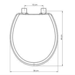 Assento Sanitário Oval Branco Evolution - 6 Assento Sanitário Oval Branco Evolution - 6