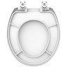 Assento Sanitário Oval Branco Evolution - 5