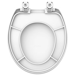 Assento Sanitário Oval Branco Evolution - 5 Assento Sanitário Oval Branco Evolution - 5