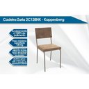 Ver imagem 2 de Cadeira de Cozinha Zaria 2c128nk Aço Kit 2 Un Niquel/linho Bege Fendi - Kappesberg