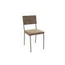 Ver imagem 4 de Cadeira de Cozinha Zaria 2c128nk Aço Kit 2 Un Niquel/linho Bege Fendi - Kappesberg