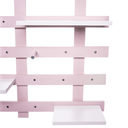 Ver imagem 4 de Estante Aérea Painel Organizador Ripado Premier Rosa