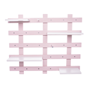 Ver imagem 1 de Estante Aérea Painel Organizador Ripado Premier Rosa