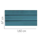 Ver imagem 2 de Painel Cabeceira Estofada Argentina 160cm Cama Box Queen Corino Azul Turquesa- Mabe Magazine