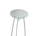 Ver imagem 4 de Lustre Pendente Luminária Cacho Azul Bebê, Cinza e Branco