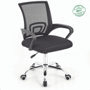 Ver imagem 1 de Cadeira de Escritório Ergonômica Executiva Secretaria Tela Mesh Rodízios  Altura Ajustável NR17