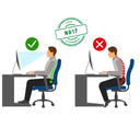 Ver imagem 6 de Cadeira de Escritório Ergonômica Executiva Secretaria Tela Mesh Rodízios  Altura Ajustável NR17