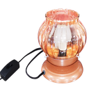 Ver imagem 1 de Abajur Sensitive Cobre Vidro Bola Americana Canelada Ambar