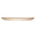 Ver imagem 3 de Travessa Oval de Cristal Pearl Âmbar Metalizado 30cm X 15cm X 2cm - Wolff