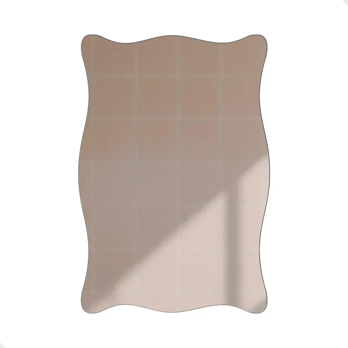 Ver imagem 2 de Espelho com Led Frio Decorativo de Parede Sala Quarto Banheiro Hall Camarim 44x64cm Mod. Paris