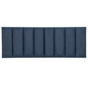 Ver imagem 2 de Cabeceira Queen Veludo Azul Placa Modulada Estofada Ripada Adesiva