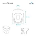 Ver imagem 3 de Tampa de Vaso Decorado Borboleta Venice para Bacia Belize