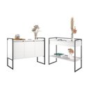 Ver imagem 1 de Kit Buffet e Aparador Industral Plis - Branco Branco