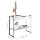 Ver imagem 3 de Kit Buffet e Aparador Industral Plis - Branco Branco