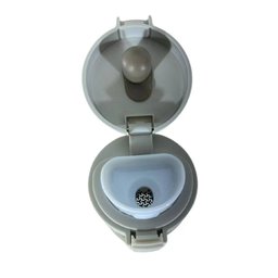 Copo Térmico em Aço Inox Squeeze Tampa com Isolamento a vácuo Café Quente Frio 500ml:Rosa/Unissex/Ún - 2