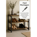 Ver imagem 3 de Sapateira Tripla Black Wood