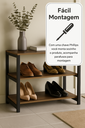 Ver imagem 3 de Sapateira Tripla Black Wood