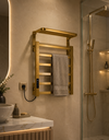 Ver imagem 6 de Toalheiro Elétrico Térmico Aquecido 45x 50 Dourado 220V