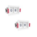 Ver imagem 1 de 2 Spot Duplo Mini Embutido Led Downlight Recuado Bet57