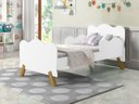 Ver imagem 4 de Cama Infantil Nuvem Branca com Proteção Lateral e Colchão