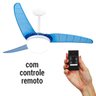 Ventilador de Teto Spirit 302 Indigo Lustre Globo com Controle Remoto 127V - 1