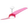 Ventilador de Teto Spirit 203 Rosa Neon LED Luz Branca 220V - 2