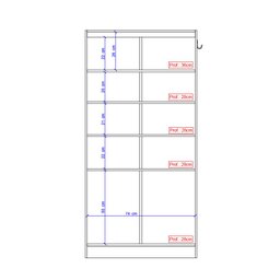 Armário Utilitário Banheiro 2 Portas Branco Carraro - 5