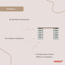 Ver imagem 5 de Escrivaninha Due- Nogal/branco 6023