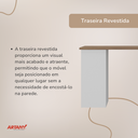 Ver imagem 3 de Escrivaninha Due- Nogal/branco 6023