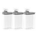 Ver imagem 1 de Kit 03 Dispenser de Sabão 2,3 Litros Flow Chumbo ou