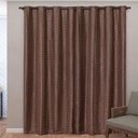 Ver mais imagens de Cortina Blackout Pvc com Tecido Voil Xadrez 2,80 M X 2,30 M - Marrom