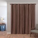 Ver imagem 5 de Cortina Blackout Pvc com Tecido Voil Xadrez 2,80 M X 2,30 M - Marrom