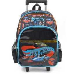 Mochila Infantil com Rodinha HOT Wheels GD PT Luxcel - 1