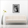 Quadro Decorativo Leão Abstrato Animais Salas Decorações Interiores Com Moldura - 4