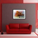 Ver imagem 6 de Quadro Decorativo Abstrato Árvores Salas Interiores Com Moldura