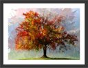Ver imagem 2 de Quadro Decorativo Abstrato Árvores Salas Interiores Com Moldura