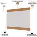 Ver imagem 4 de Painel para Tv 75 Pol 200cm Cairo C04 Off White Matte Freijó - Lyam Decor