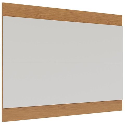 Painel para Tv 75 Pol 200cm Cairo C04 Off White Matte Freijó - Lyam Decor