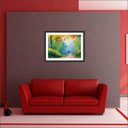 Ver imagem 5 de Quadro Decorativo Abstrato Linhas Arte Modernas Recepção Escritórios Consultórios Salas Com Moldura