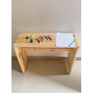 Mesa Infantil de Madeira Boho - Criativity - Rustc
