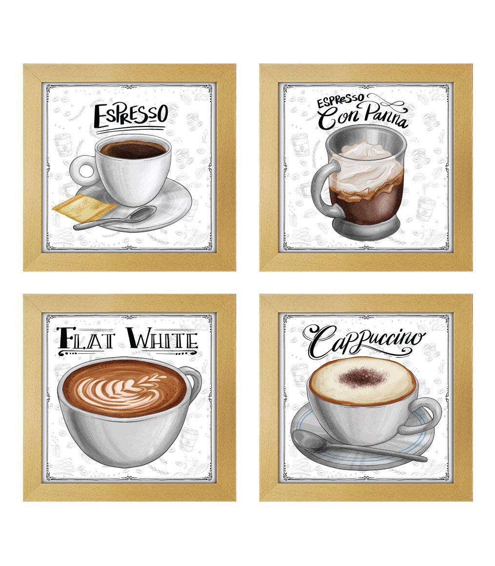 Quadro Decorativo Café Expresso Padaria Cozinha 12x12cm 2 Arte na Arte Café Expresso Padaria Cozinha - 2