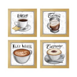 Quadro Decorativo Café Expresso Padaria Cozinha 12x12cm 2 Arte na Arte Café Expresso Padaria Cozinha - 2