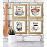 Quadro Decorativo Café Expresso Padaria Cozinha 12x12cm 2 Arte na Arte Café Expresso Padaria Cozinha - 4