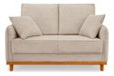 Ver imagem 3 de Sofá Belga 2 Lugares Base Madeira para Sala Pequena Boucle Bege Bz Home Decor