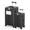 Kit Mala de Viagem Baú Pequena 10kg e Grande 32kg Policarbonato Holanda Maloa:preto - 1