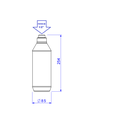 Ver imagem 3 de Reservatório Garrafa para Dispensador para Sabão Liquido 2015C - 4390003