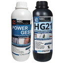 Ver imagem 1 de Kit 1L Hidrofugante Power Gesso e 1L Impermeabilizante HG21 *Lançamento*