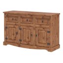 Ver imagem 1 de Balcão Carvalho 3 Portas 3 Gavetas Madeira Maciça:carvalho