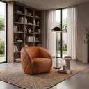 Ver imagem 6 de Poltrona Decorativa Organica Essence Base Fixa Courino Tcs 727 Moll